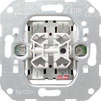 Выключатель без накладки без рамки Gira System55 2-кл. картинка